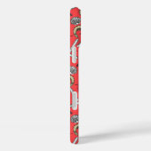 Coques Case-Mate iPhone crustacés de cornwall damask pop rouge (Verso / Droite)