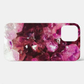 Coques Case-Mate iPhone Cryaméthyste minéral pourpre (Verso (horizontal))