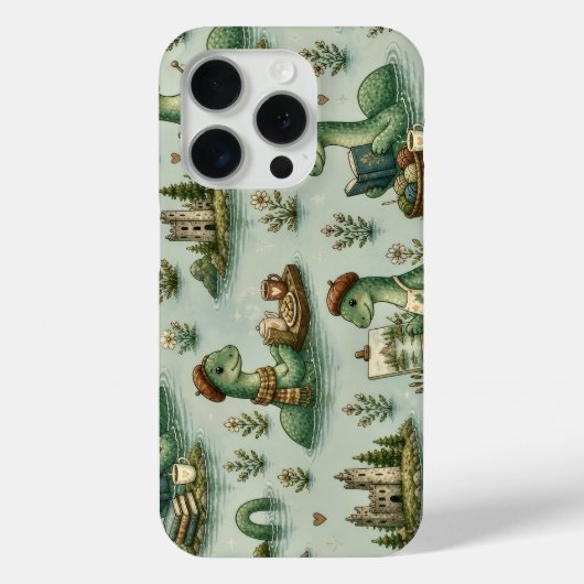 Coques Case-Mate iPhone Cryptides confortables Nessie Monstre du Loch Ness (Verso)