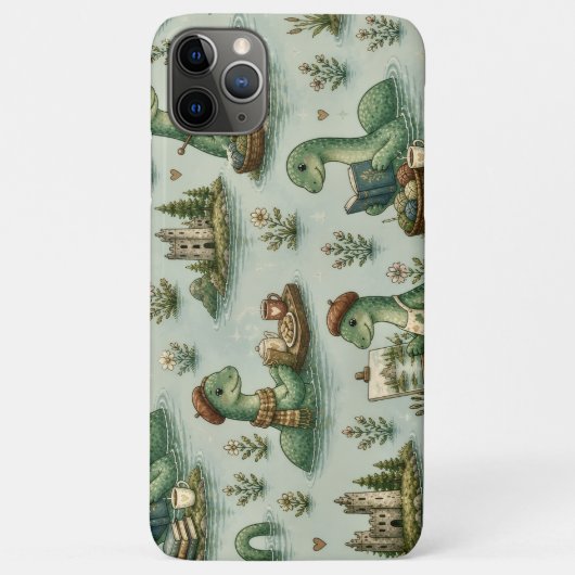 Coques Case-Mate iPhone Cryptides confortables Nessie Monstre du Loch Ness (Dos)