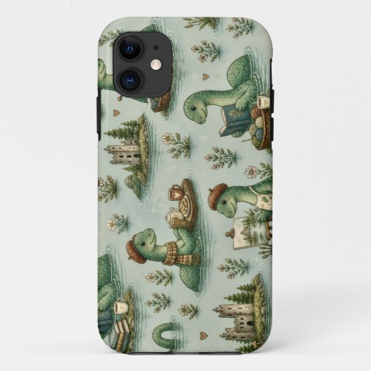 Coques Case-Mate iPhone Cryptides cosy Nessie Monstre du Loch Ness loisirs (Dos)