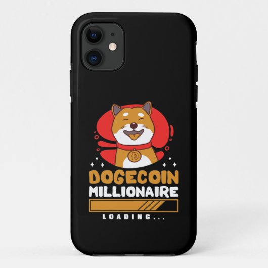 Coques Case-Mate iPhone Crypto DogeCoin Millionnaire Chargement (Dos)