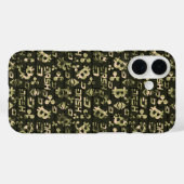 Coques Case-Mate iPhone CryptoCurrency Digital Money Grunge Style Motif (Verso (horizontal))