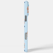 Coques Case-Mate iPhone Crystal Blue Bunny and Blue Jay Heart (Verso / Droite)
