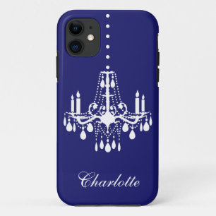Coques Pour iPhone Crystal Chandelier iPhone 5 Coque-Mate indigo