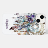 Coques Case-Mate iPhone Crystals Boho Magique Dreamcatcher (Verso (horizontal))