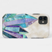 Coques Case-Mate iPhone *~* Crystals Celestial Gold Star Dust Pastel (Dos (Horizontal))