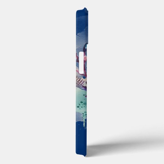 Coques Case-Mate iPhone Crystals de Boho Dreamcatcher Navy (Verso / Droite)