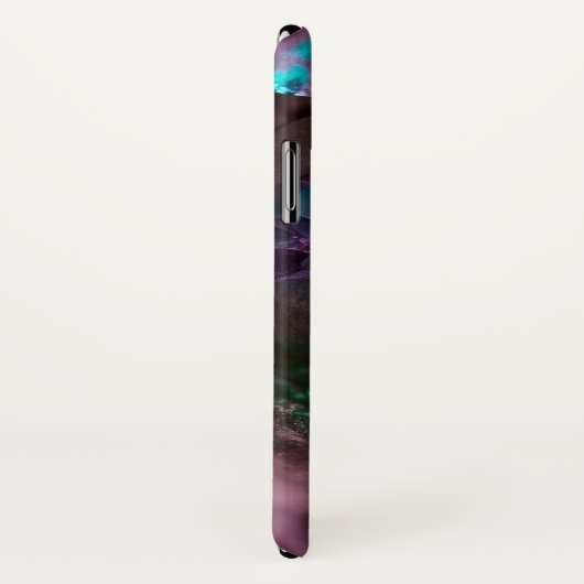 Coques Case-Mate iPhone Crystals gemmes améthyste émeraude (Dos/Droite)