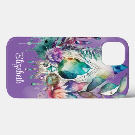 Coques Case-Mate iPhone Crystals magiques Dreamcatcher (Verso (horizontal))