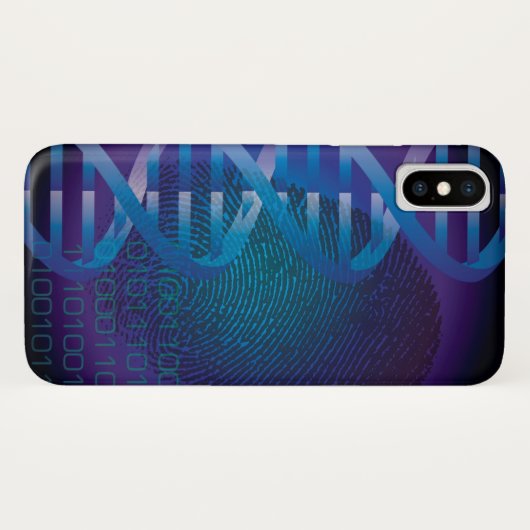 Coques Case-Mate iPhone CSI empreinte ADN Science (Dos (Horizontal))