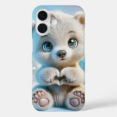 Coques Case-Mate iPhone Cube d'ours polaire (Verso)