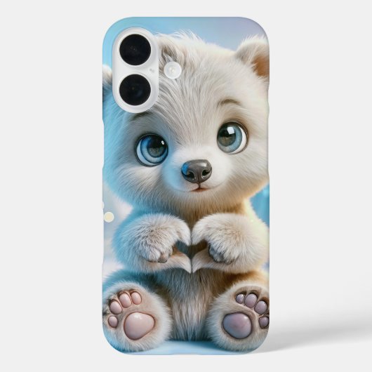 Coques Case-Mate iPhone Cube d'ours polaire (Verso)