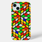 Coques Case-Mate iPhone Cubes 3D colorés (Verso)