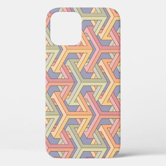 Coques Case-Mate iPhone Cubes 3D, Motif d'illusion optique. (Verso)