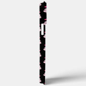 Coques Case-Mate iPhone Cubes Cupcakes Rose Et Noir (Verso / Droite)