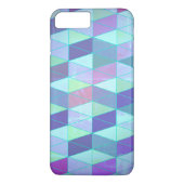 Coques Case-Mate iPhone Cubes en triangles Motif géométrique (Dos)