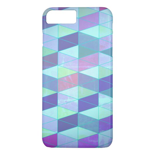 Coques Case-Mate iPhone Cubes en triangles Motif géométrique (Dos)