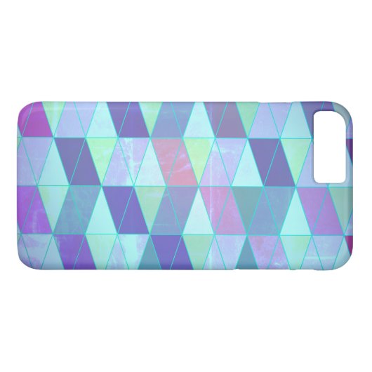 Coques Case-Mate iPhone Cubes en triangles Motif géométrique (Dos (Horizontal))