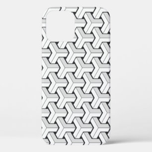 Case-Mate iPhone Case Cubes isinaux Noir Blanc Motif