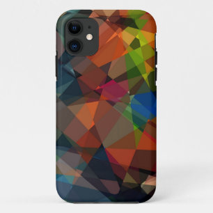 Coque iPhone 11 Cubisme art Abstrait Motif géométrique moderne 5