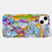 Coques Case-Mate iPhone Cubist Cats - The Mininos (Verso (horizontal))