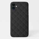 Coques Case-Mate iPhone Cuir à couture noire (Dos)