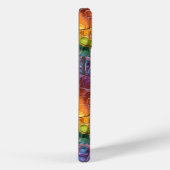 Coques Case-Mate iPhone Cuir arc-en-ciel (Verso / Droite)