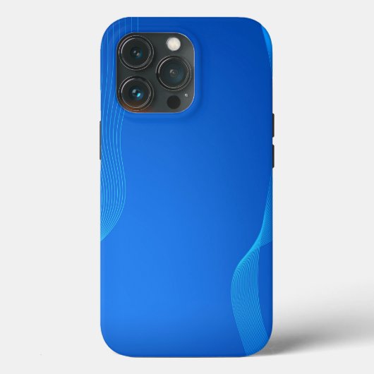 Coques Case-Mate iPhone Cuir bleu élégant (Verso)