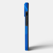 Coques Case-Mate iPhone Cuir bleu élégant (Verso / Gauche)
