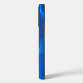 Coques Case-Mate iPhone Cuir bleu élégant (Verso / Gauche)