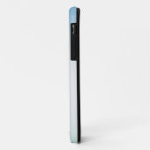 Coques Case-Mate iPhone Cuir bleu élégant (Dos/Gauche)