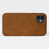 Coques Case-Mate iPhone Cuir Brown (Dos (Horizontal))