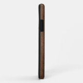 Coques Case-Mate iPhone Cuir Brown (Dos/Droite)