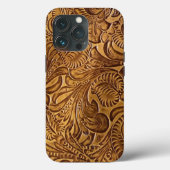 Coques Case-Mate iPhone Cuir Brown Faux (Verso)