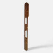 Coques Case-Mate iPhone Cuir Brown Rustique Faux (Verso / Droite)