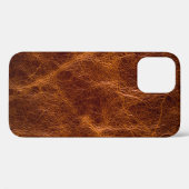Coques Case-Mate iPhone cuir Brown textureleather, texture, arrière - plan (Verso (horizontal))