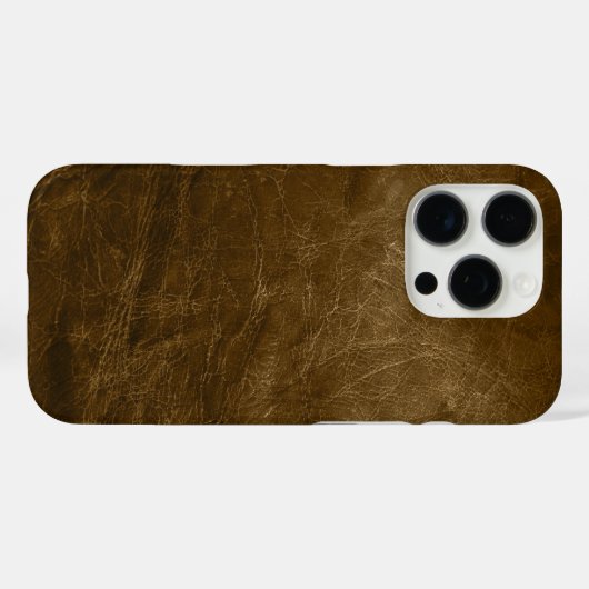 Coques Case-Mate iPhone Cuir Brown usé (Verso (horizontal))