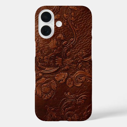 Coques Case-Mate iPhone Cuir Brun Polyvalent pour Voyage (Verso)