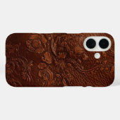 Coques Case-Mate iPhone Cuir Brun Polyvalent pour Voyage (Verso (horizontal))