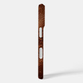 Coques Case-Mate iPhone Cuir Brun Polyvalent pour Voyage (Verso / Droite)