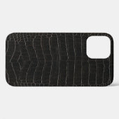 Coques Case-Mate iPhone Cuir de crocodile luxueux : texture textile. (Verso (horizontal))