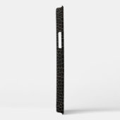 Coques Case-Mate iPhone Cuir de crocodile luxueux : texture textile. (Verso / Droite)