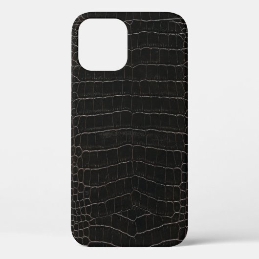 Coques Case-Mate iPhone Cuir de crocodile luxueux : texture textile. (Verso)