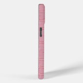 Coques Case-Mate iPhone Cuir de crocodile rose esthétique (Verso / Droite)