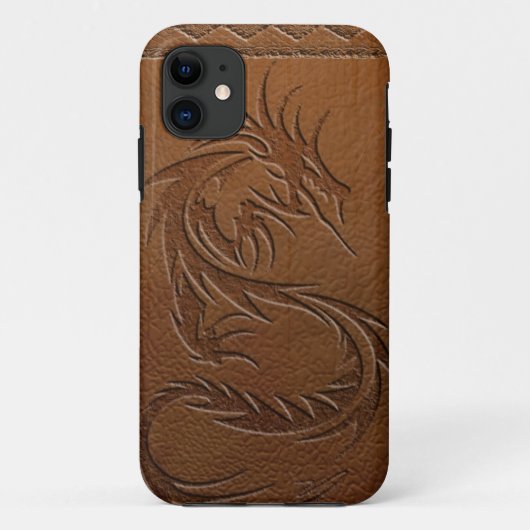 Coques Case-Mate iPhone Cuir de dragon (Dos)