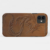Coques Case-Mate iPhone Cuir de dragon (Dos (Horizontal))