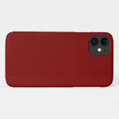 Coques Case-Mate iPhone Cuir de rouge de Faux (Dos (Horizontal))