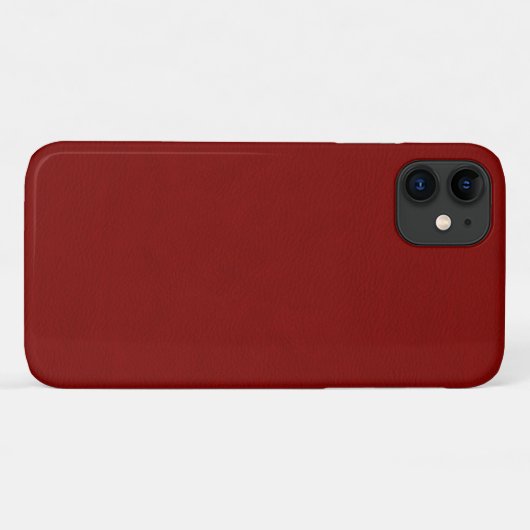 Coques Case-Mate iPhone Cuir de rouge de Faux (Dos (Horizontal))
