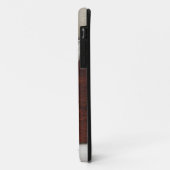 Coques Case-Mate iPhone Cuir et bois d'emblème de chrome de V8 (Dos/Gauche)